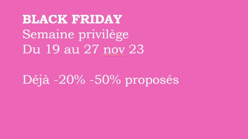 BLACK FRIDAY 2023